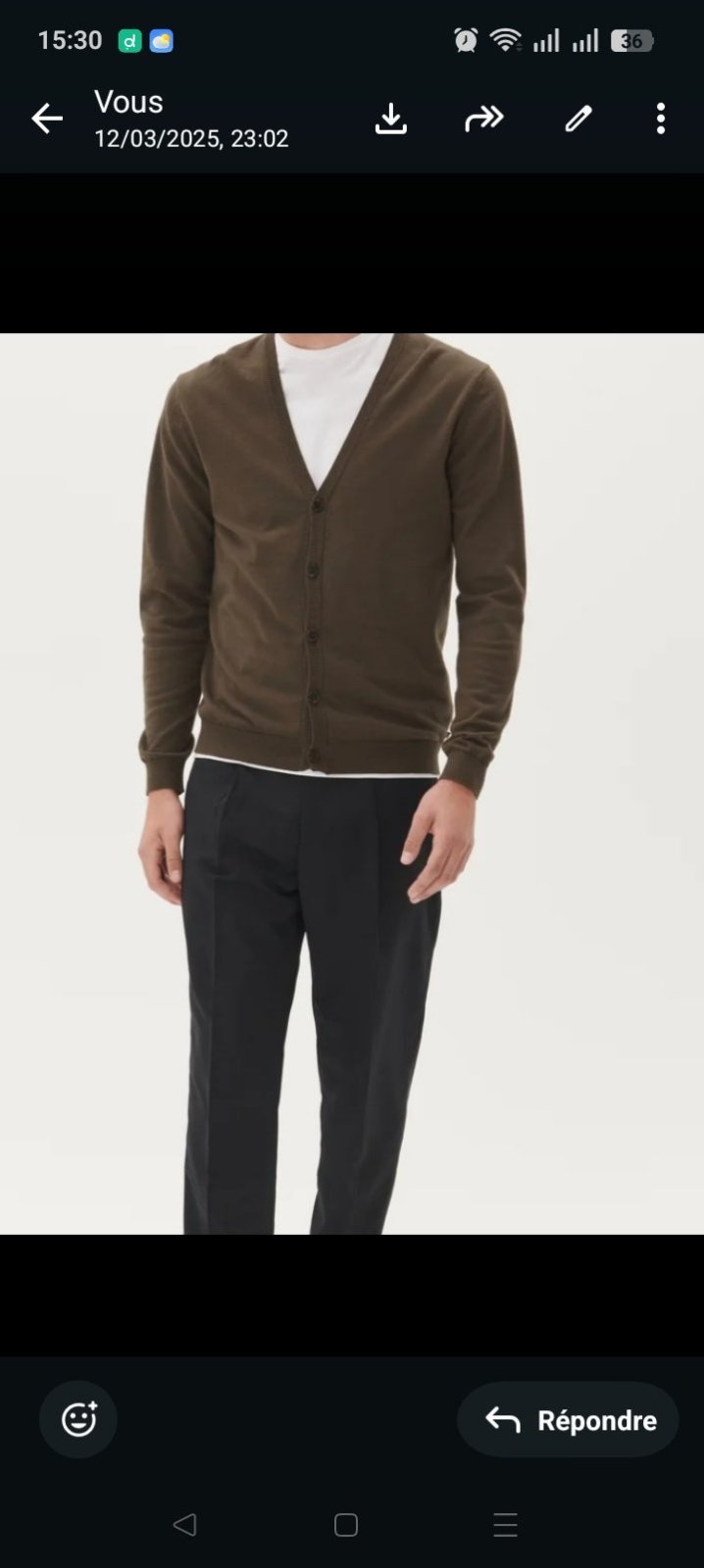 Gilet Benetton homme