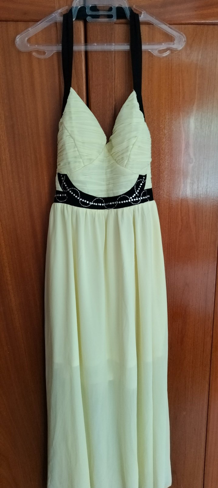 Robe soirée jaune