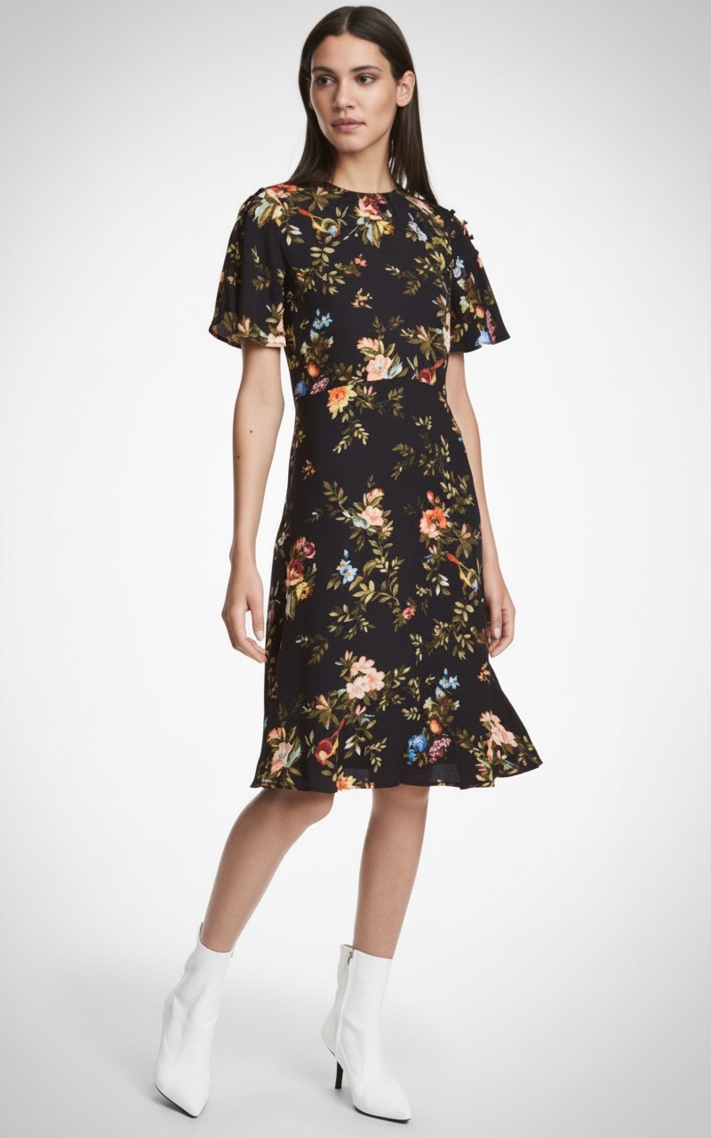 Robe satin de soie