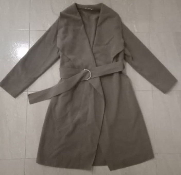 manteau greige