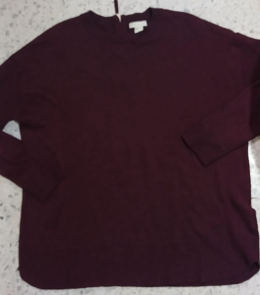 pull aubergine h&m 