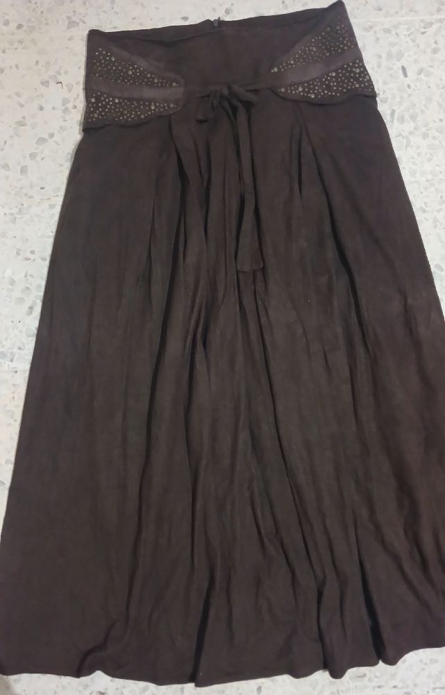 Jupe marron dain 