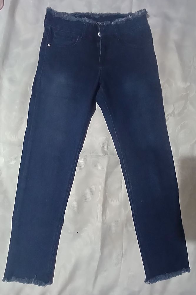 Pantalon fille jeans