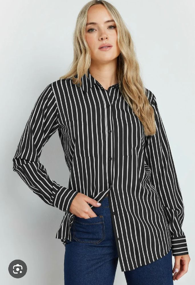 Chemise noir et blanc 