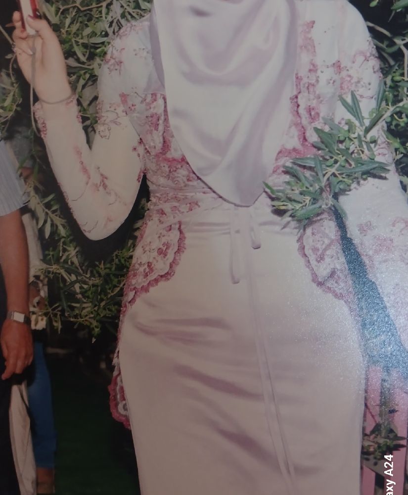 robe soirée longue rose nude 