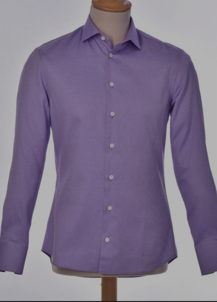 chemise homme violet 