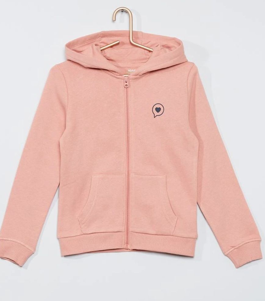 gilet rose kiabi