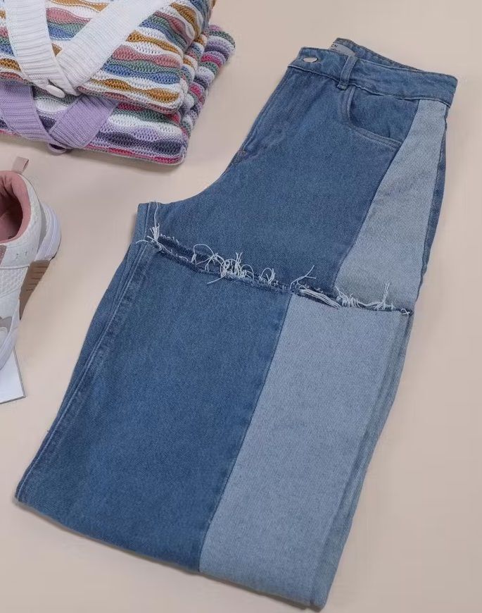 Pantalon jeans fille zen
