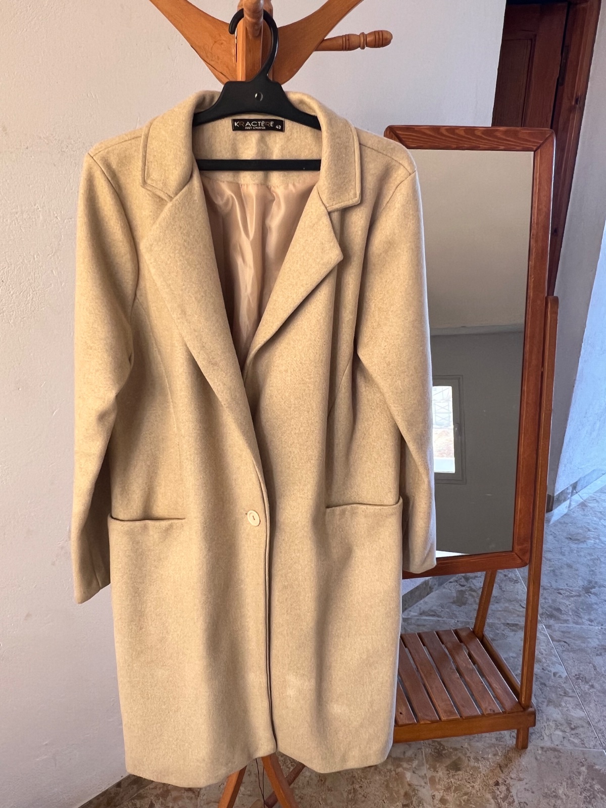 Manteau beige Kractere