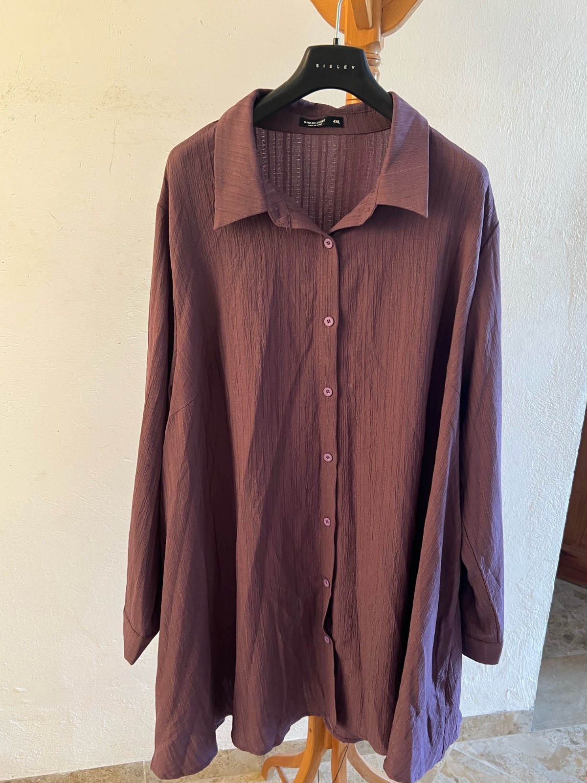 Chemise manche longue pour femme voilee