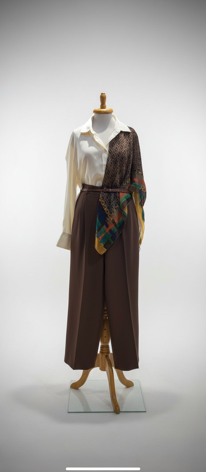 Pantalon et chemise+ foulard 