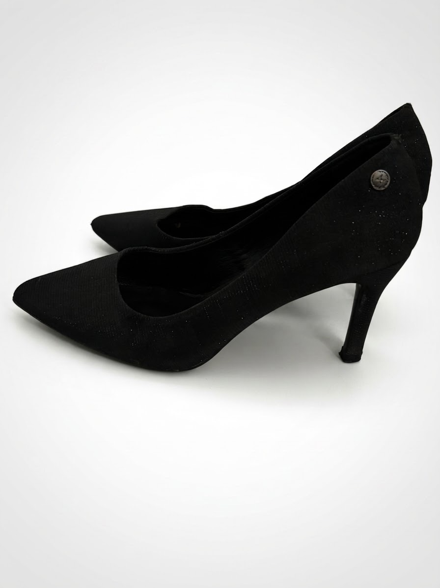  Talons gris à paillettes 
