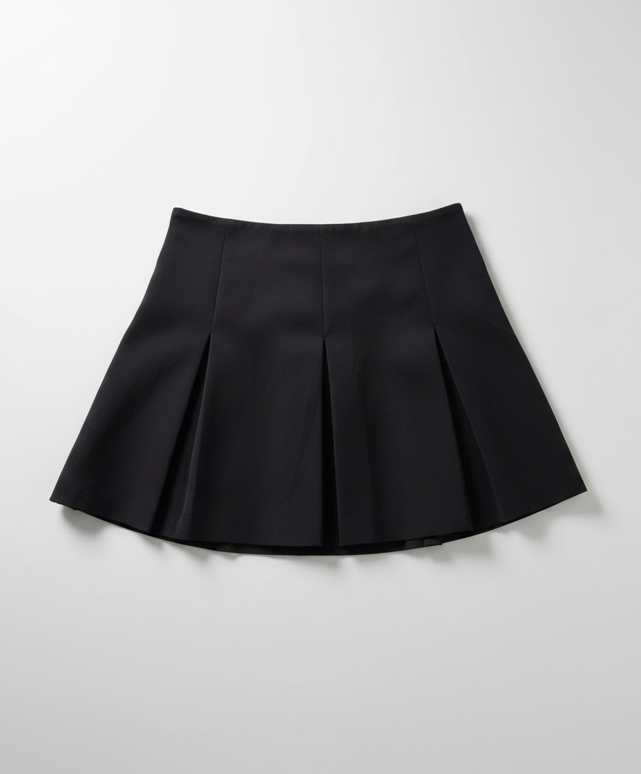 Jupe noire plissée 