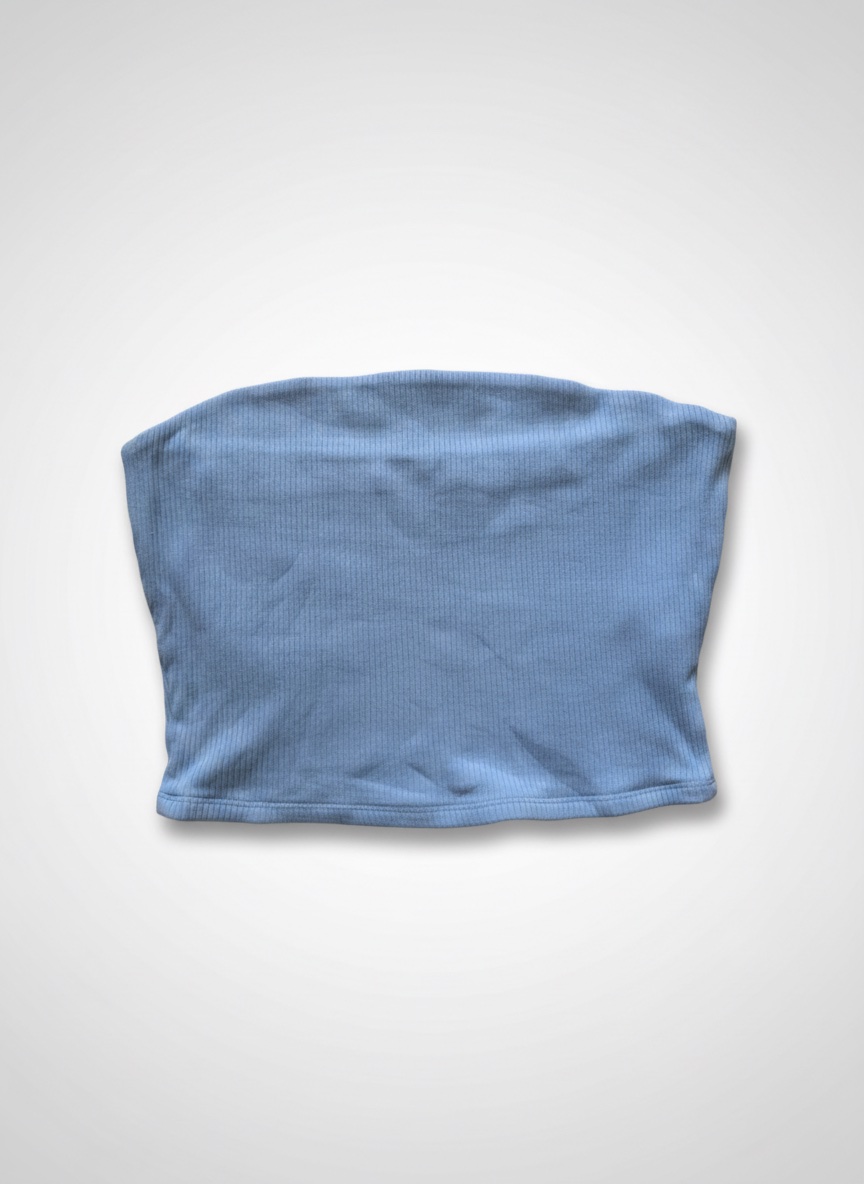 Bandeau top bleu ciel 