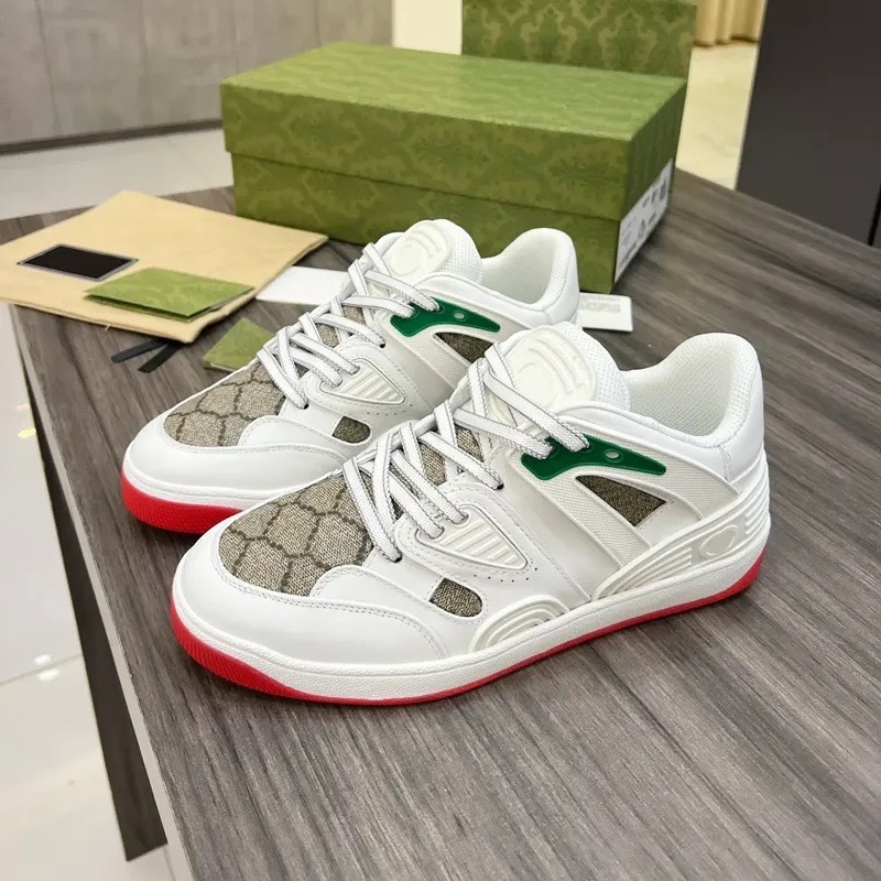 Baskets Gucci Basket - Toile GG Supreme & Demetra