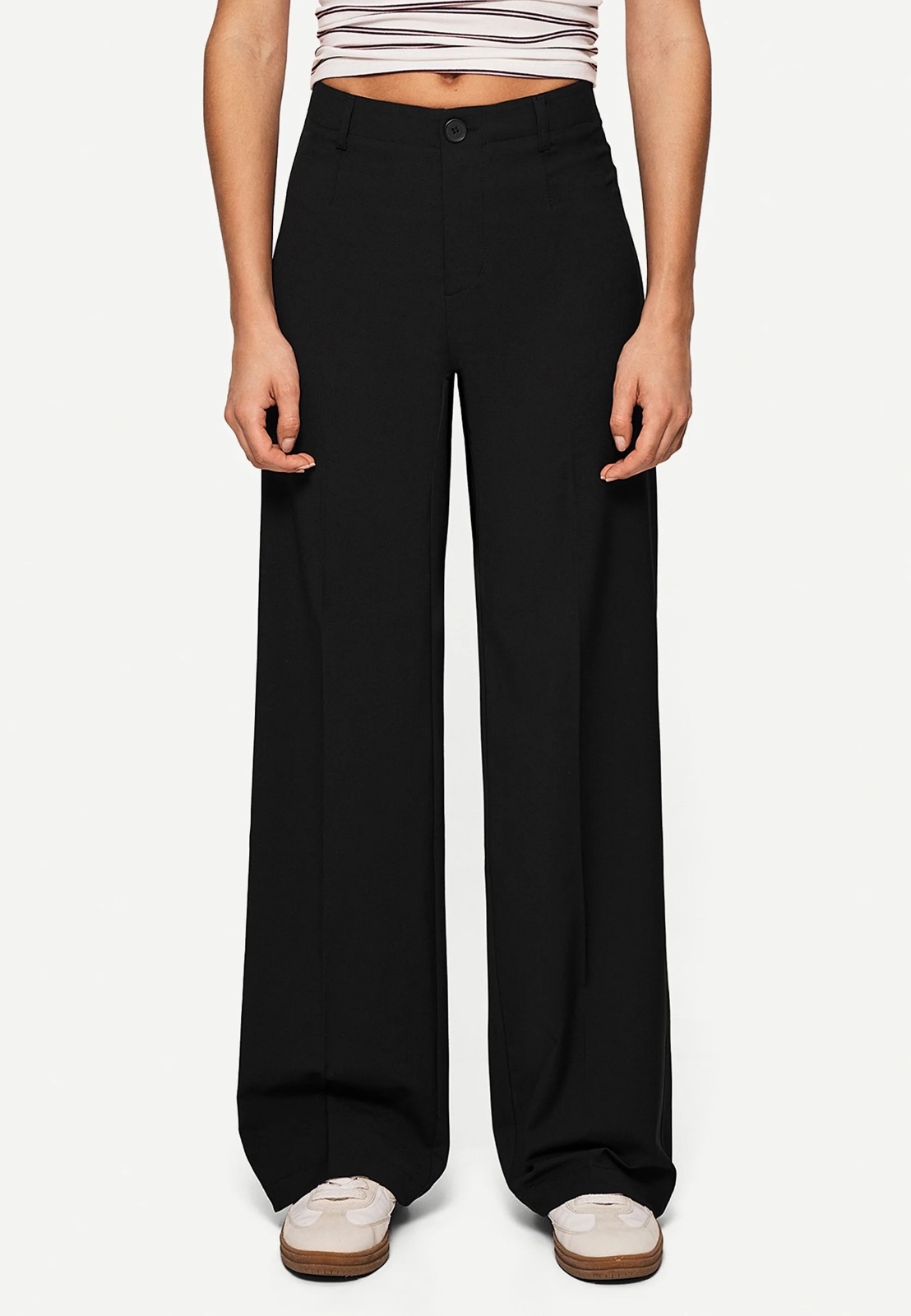 Pantalon large noir bershka 