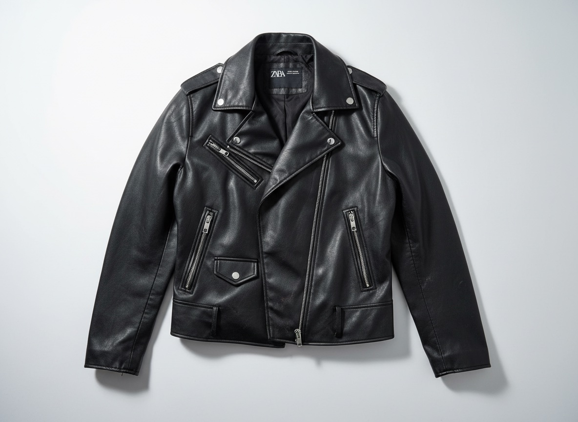 Veste cuir ZARA 