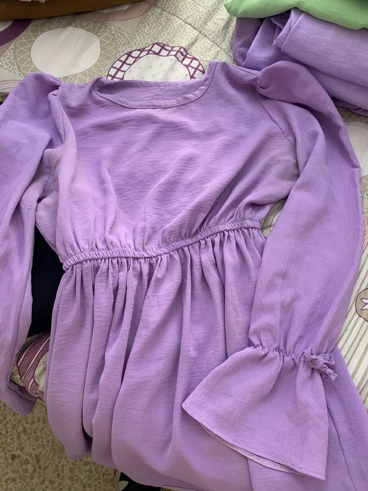 Lot de 2 set chemise et pantalon et chemise violet 