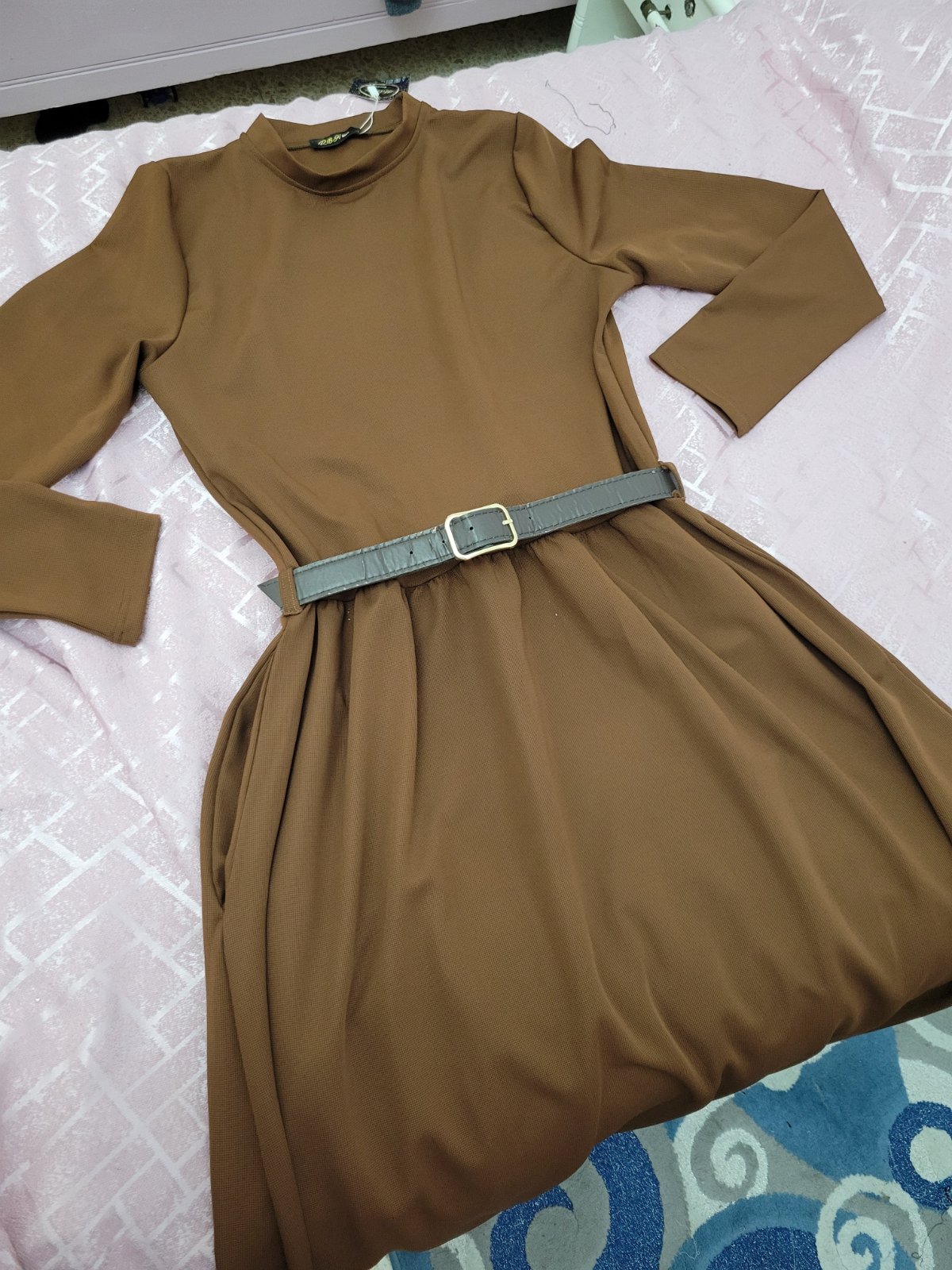 Robe marron + cadaux 