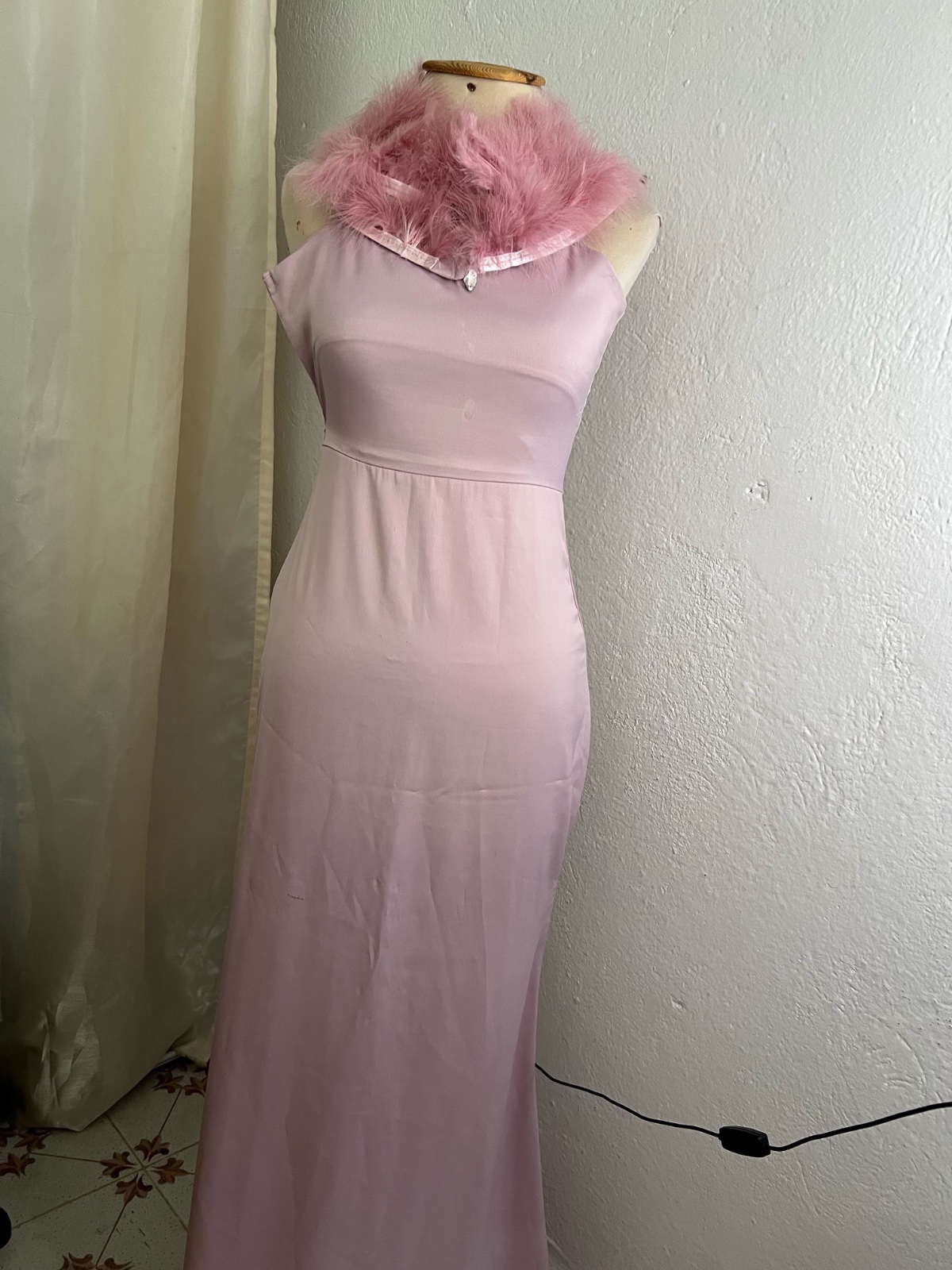 Robe satin