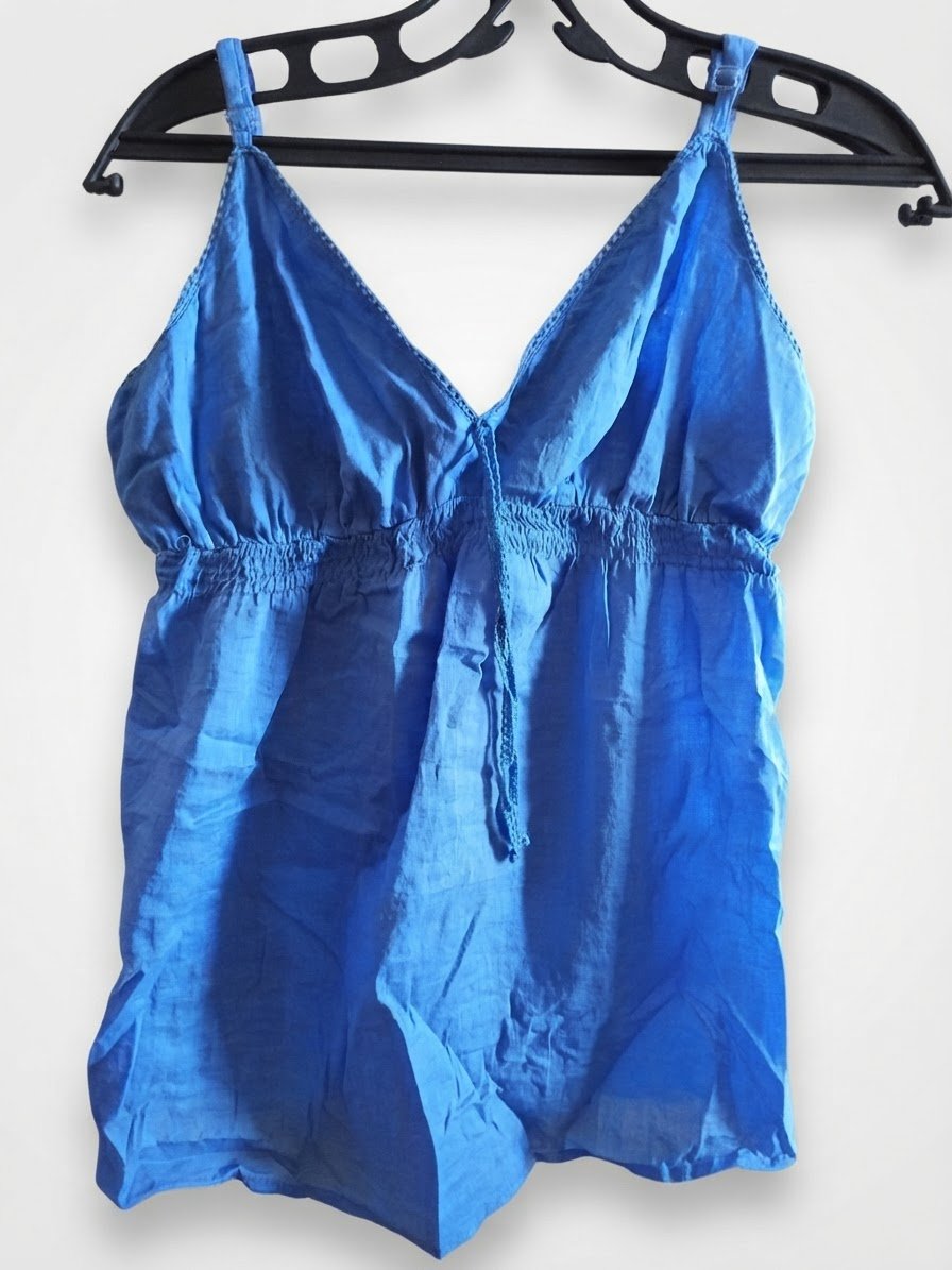 A blue Linen Top💐🩵