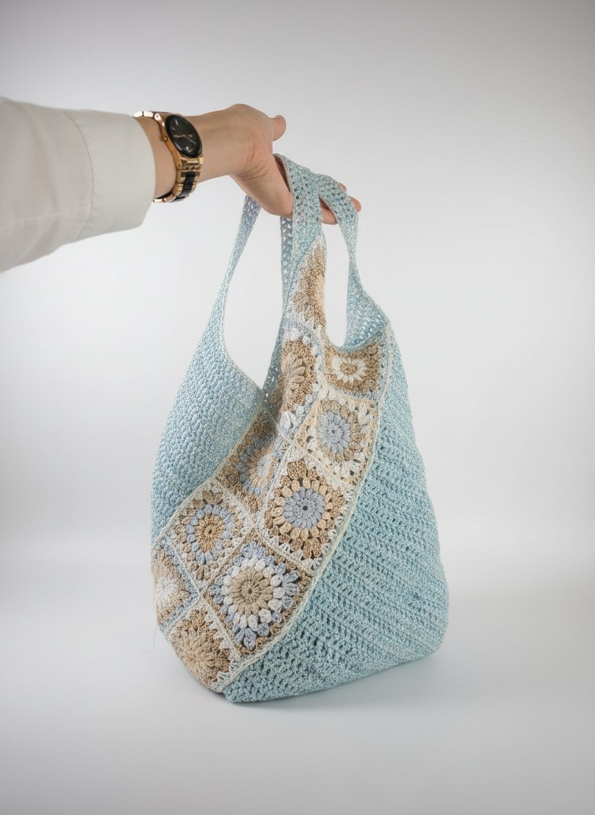 Sac en crochet fait main