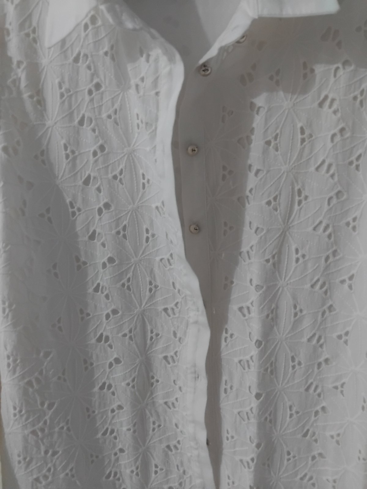 Robe blanche brodetie anglaise b kolha