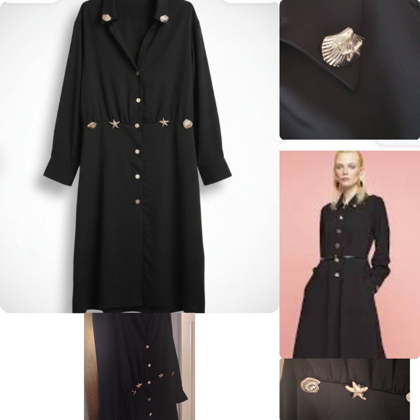 Une robe avec coquillage  neuuuf