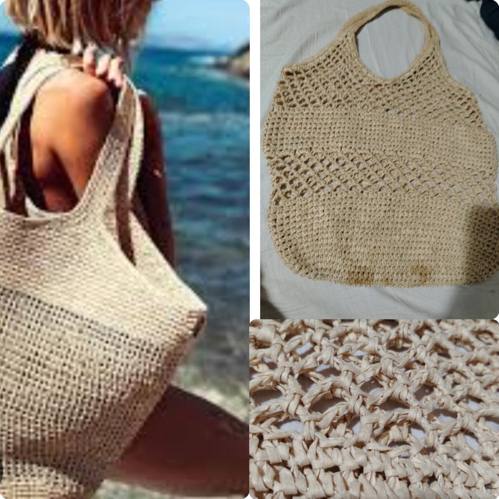 Sac en paille grand
