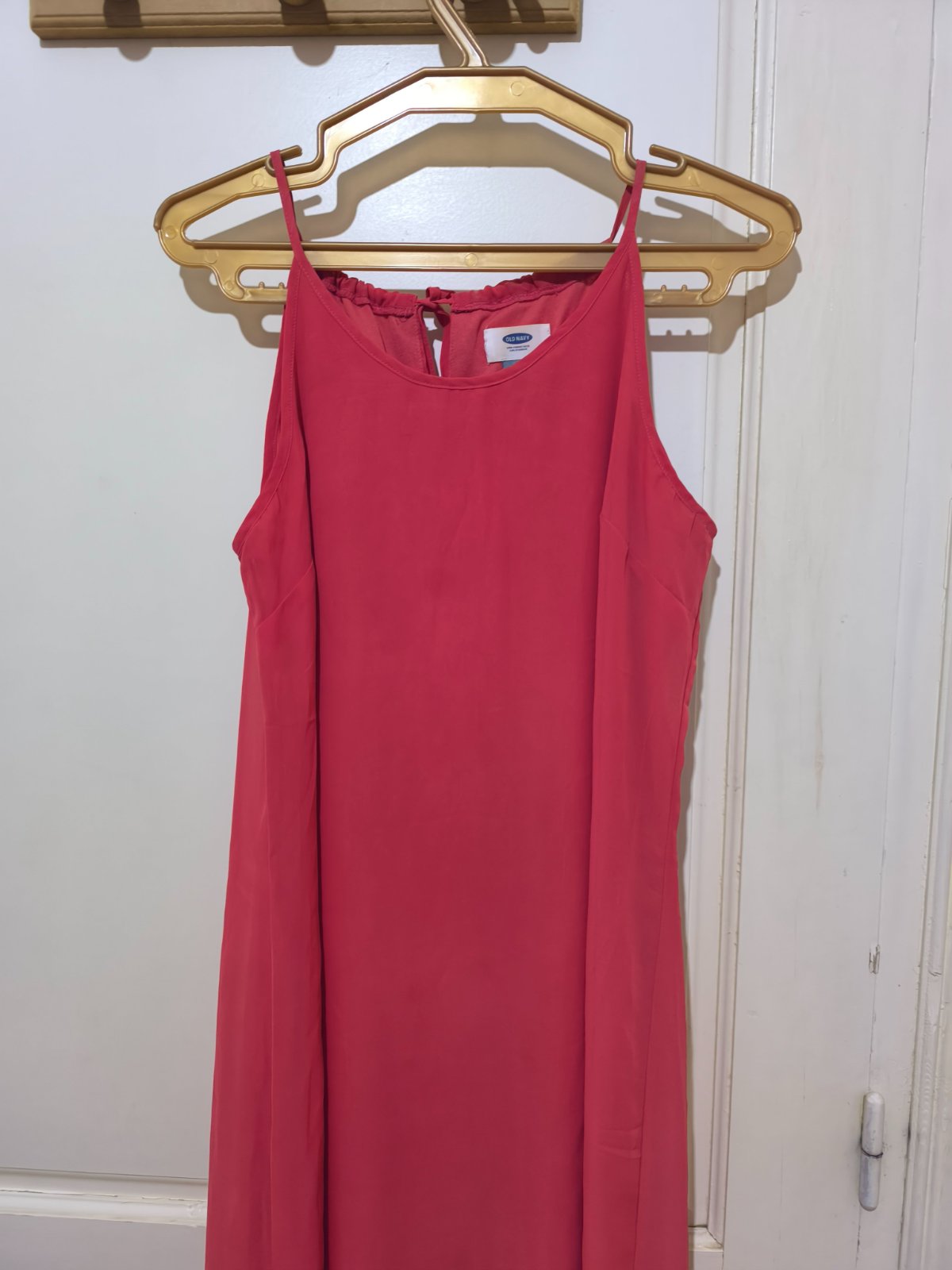 Robe fluide corail orangé