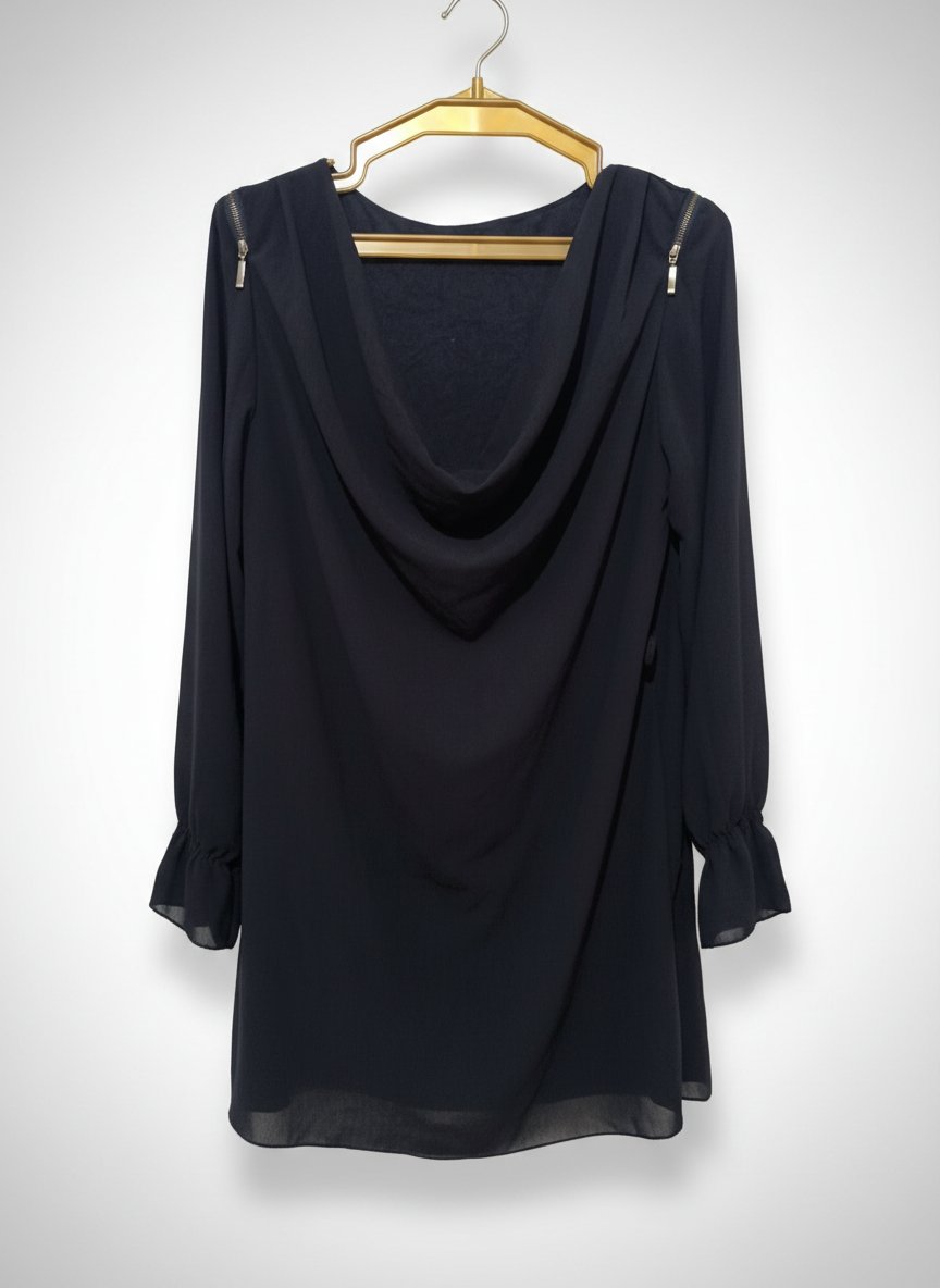 Chemise élégante noire