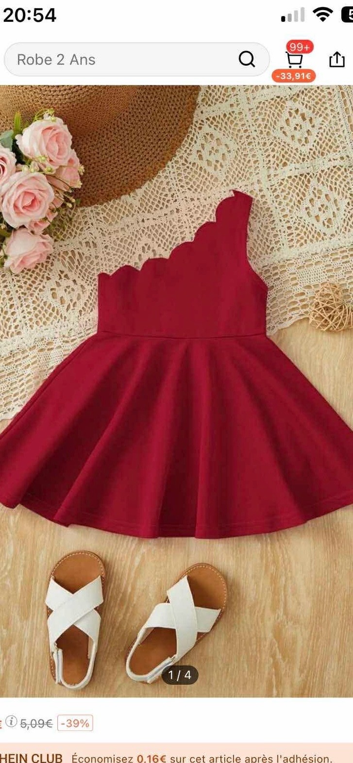 Robe shein bébé fille 18-24 mois