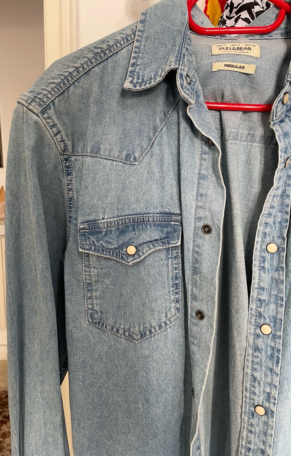 Chemise jean pull & bear