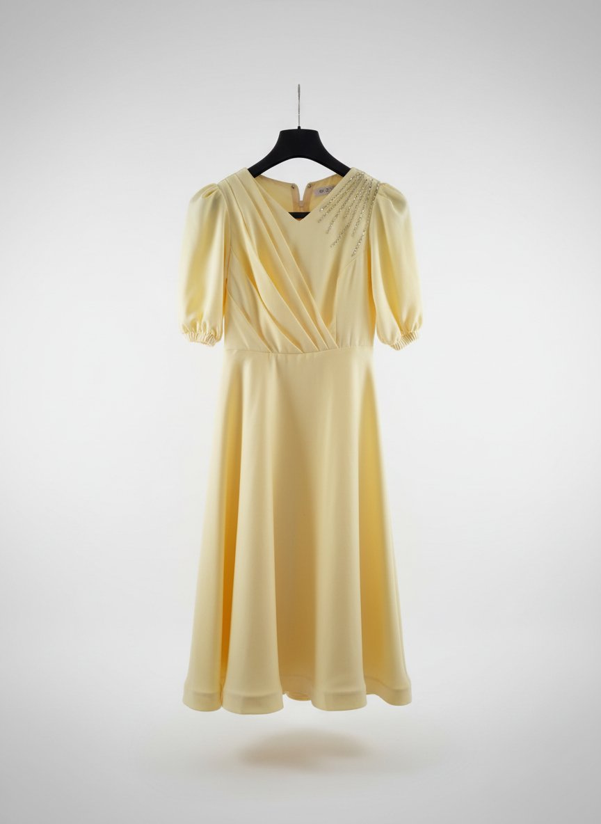 Robe jaune 
