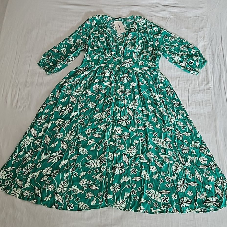 Robe maternité cloche fleurie