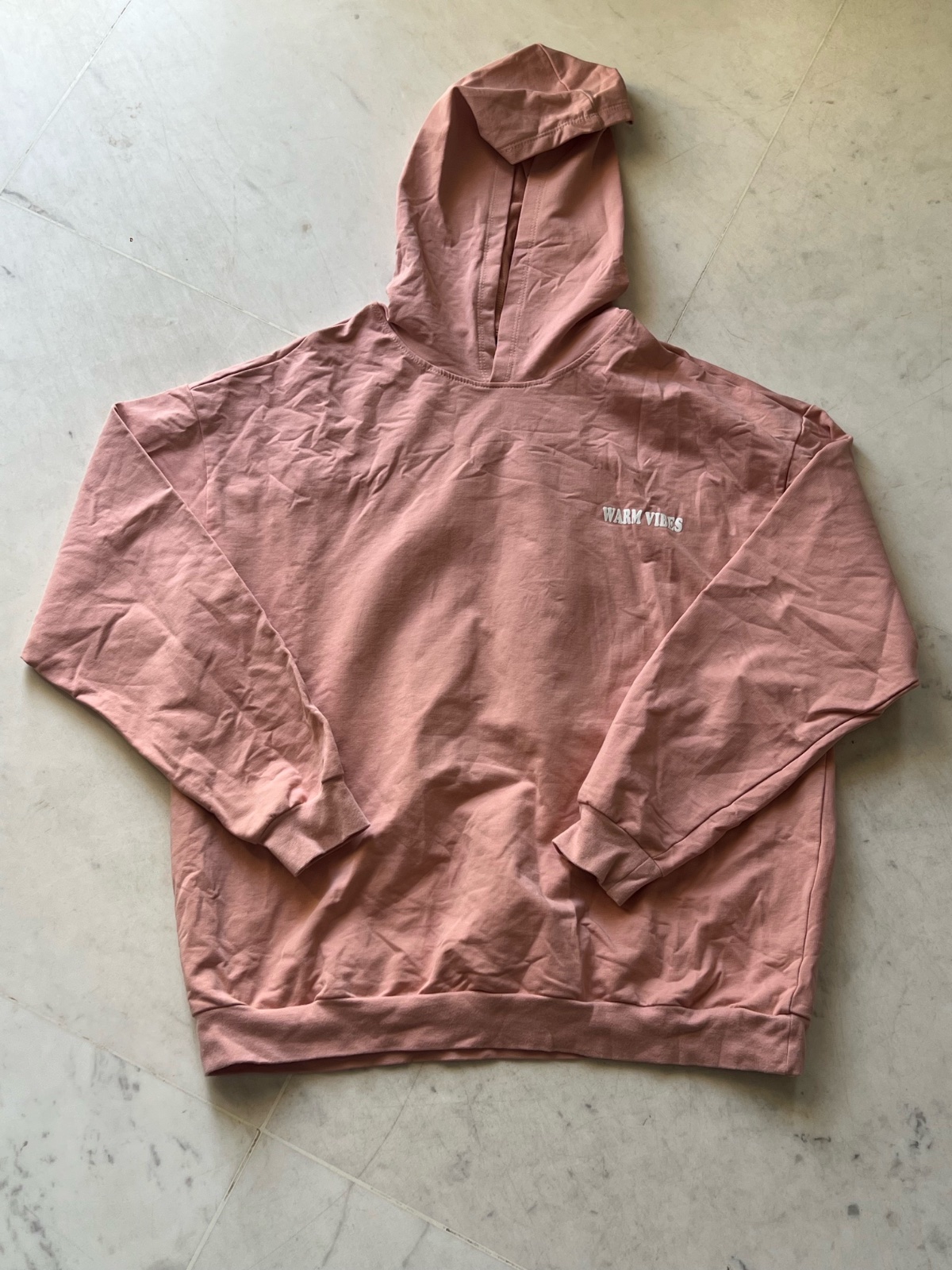 Hoodie Warm Vibes — Rose Poudré / Oversize
