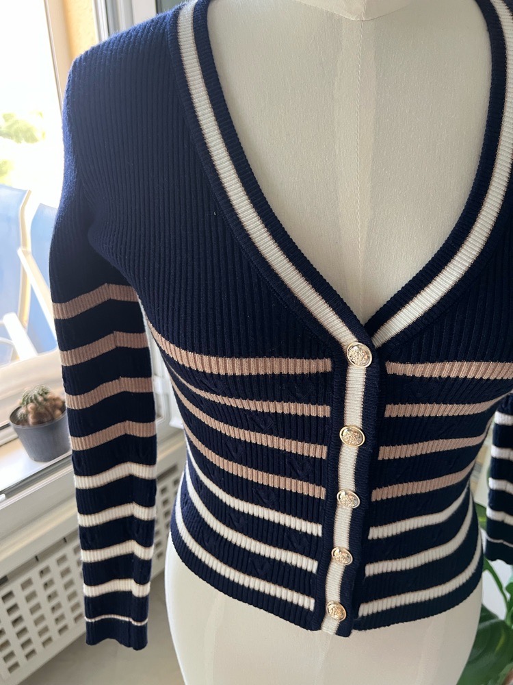 Gilet rayure