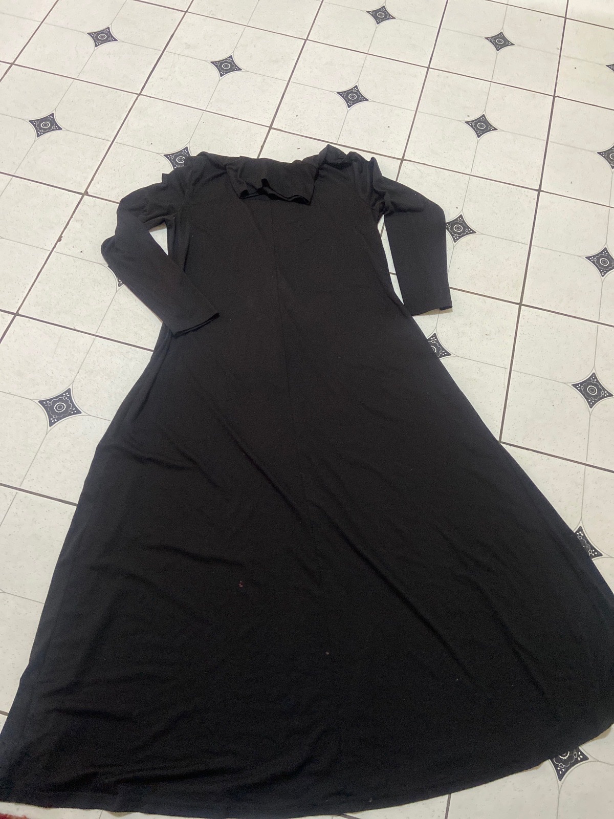 Robe noir cloche