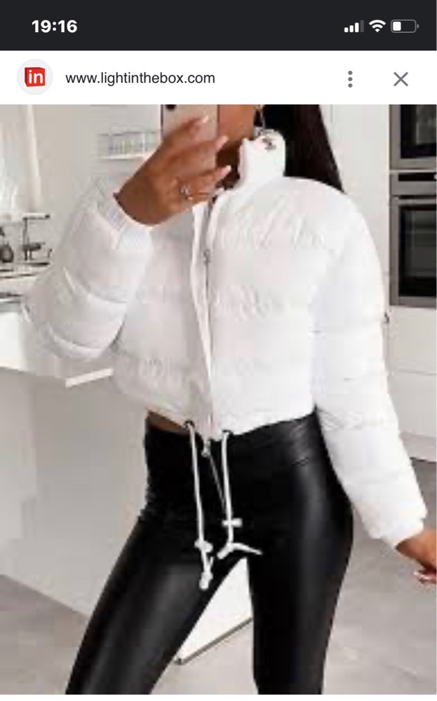 Veste bombers blonc