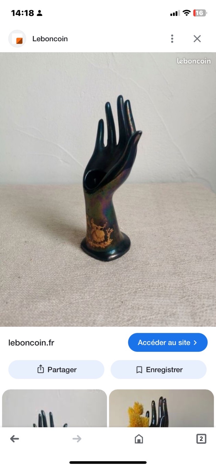 Vase bougier