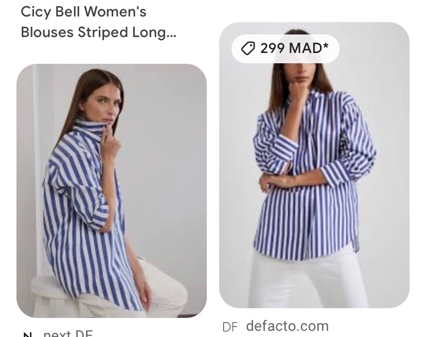Chemise over size bershka