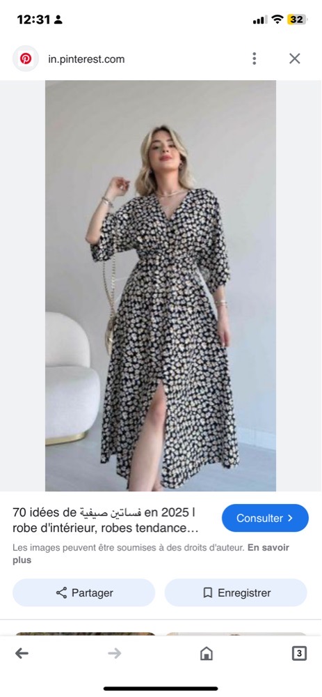Robe fleurie