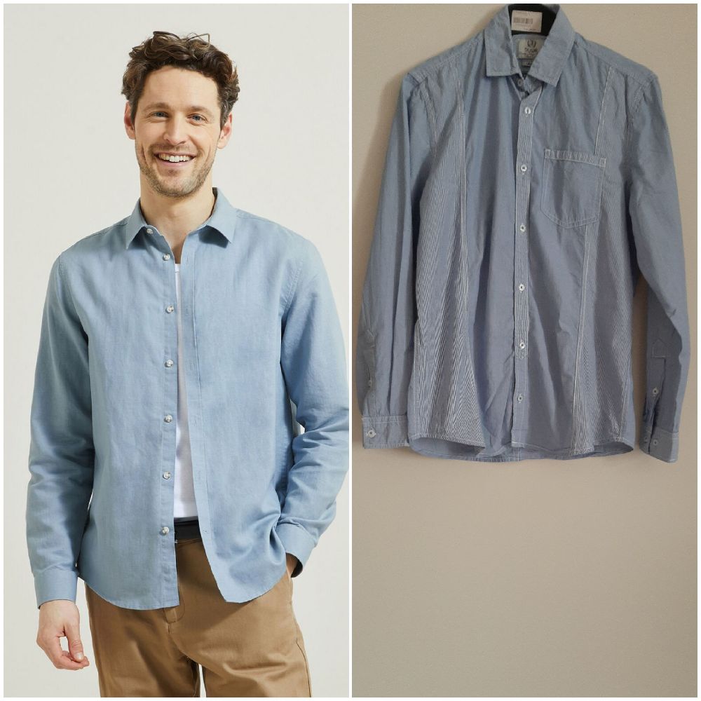 💙chemise 100% Cotton "Jules "💙