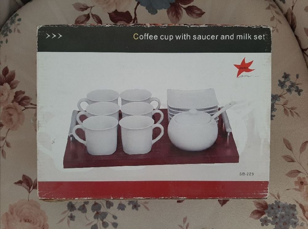 ☕service de café neuf + plateau ☕