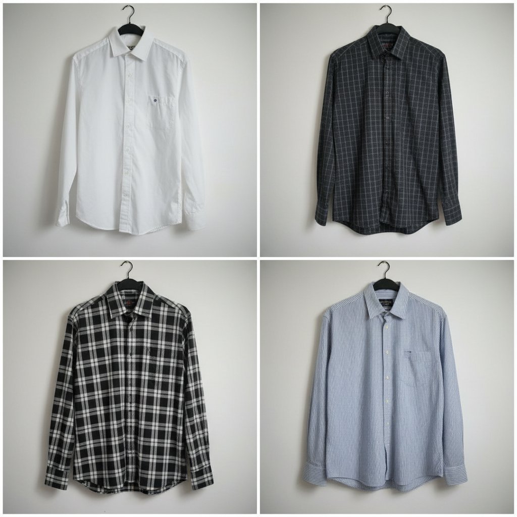 4 chemises taille M