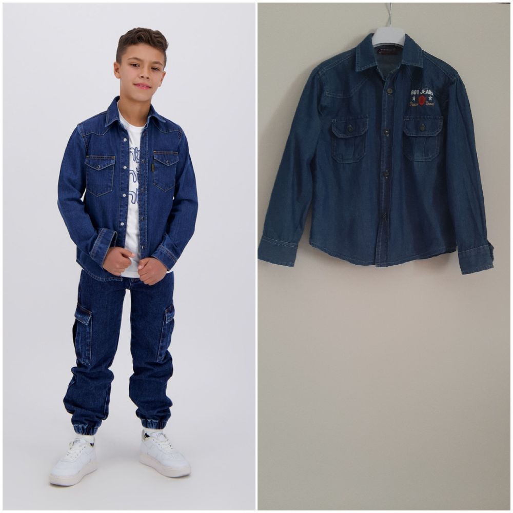 Chemise djine garçon 