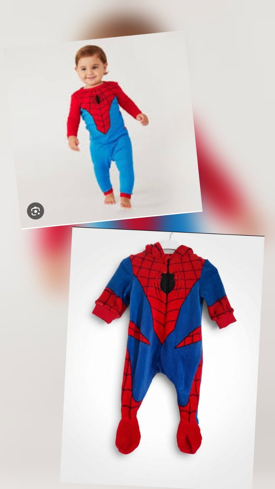 Combinaison polaire  "spider men" 6 mois