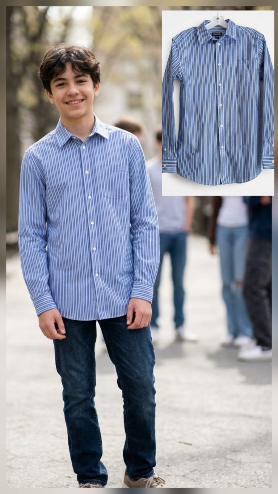 Chemise garçon taille 16 ans