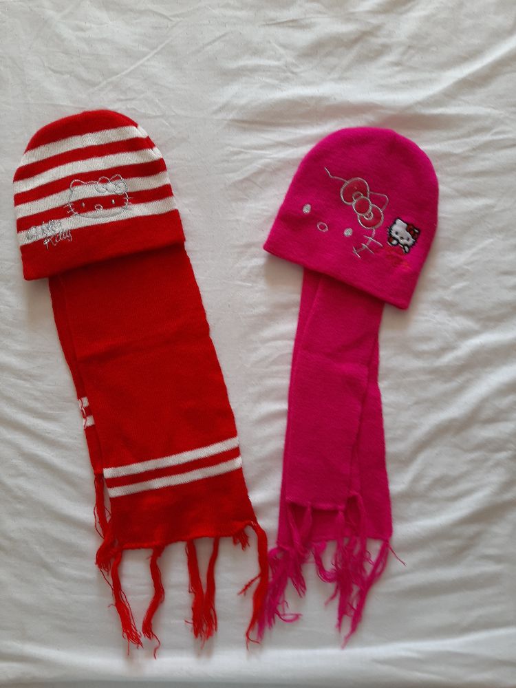bonnet + cachecol "lot "
