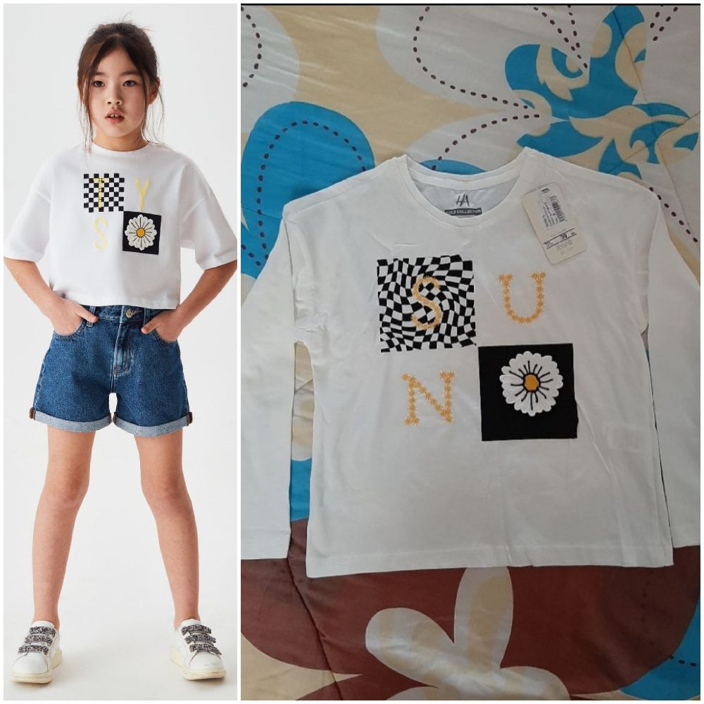 Pull fillette 8 ans neuf avec étiquette et 100% Cotton 